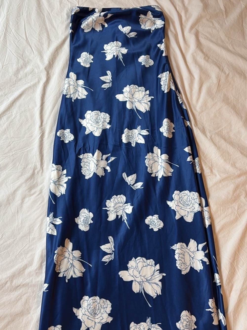 Peppermayo Navy Dress with White Floral Print